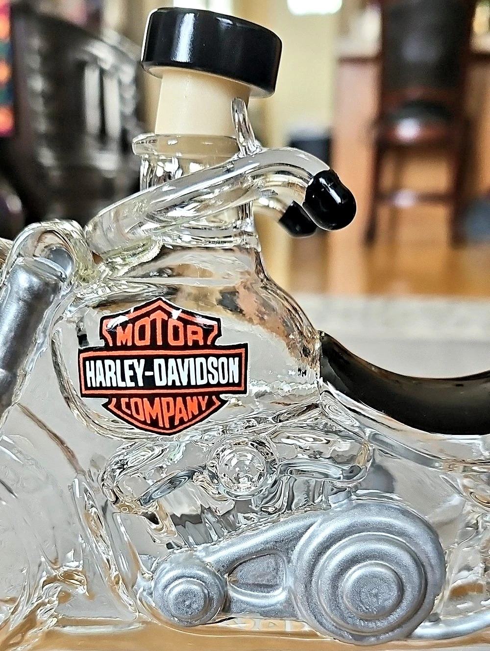 Harley-Davidson Motorcycle-Shaped Alcohol Canter